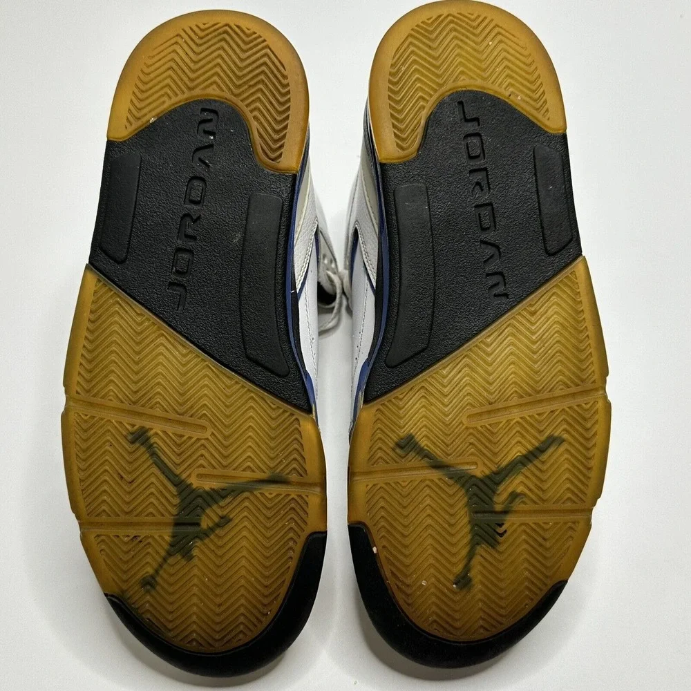 Nike Air Jordan‎ Sixty plus 60+ Laney Size 10.5 Mens Shoes White Blue Yellow